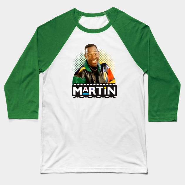 MARTIN SHOW TV 90S Baseball T-Shirt by oxdolito